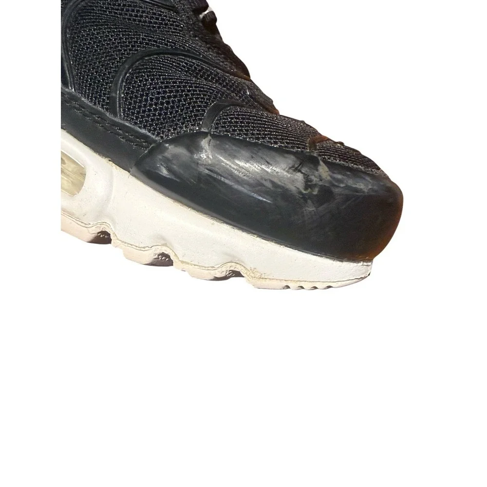 Nike Air Max Plus Y2K Urban Streetwear‎ Trendy Black Size 7 Athletic *No Laces*